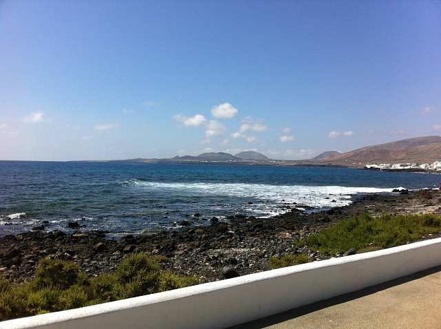 Coastline in front of the house